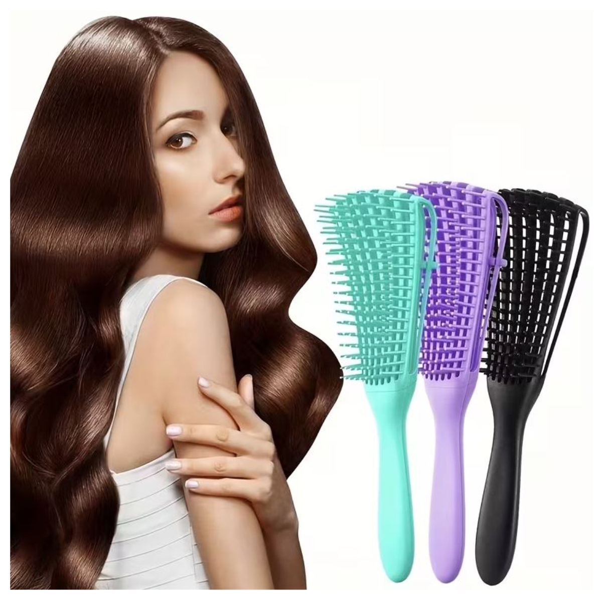 Cepillo Antifrizz y Desenredante Cabello